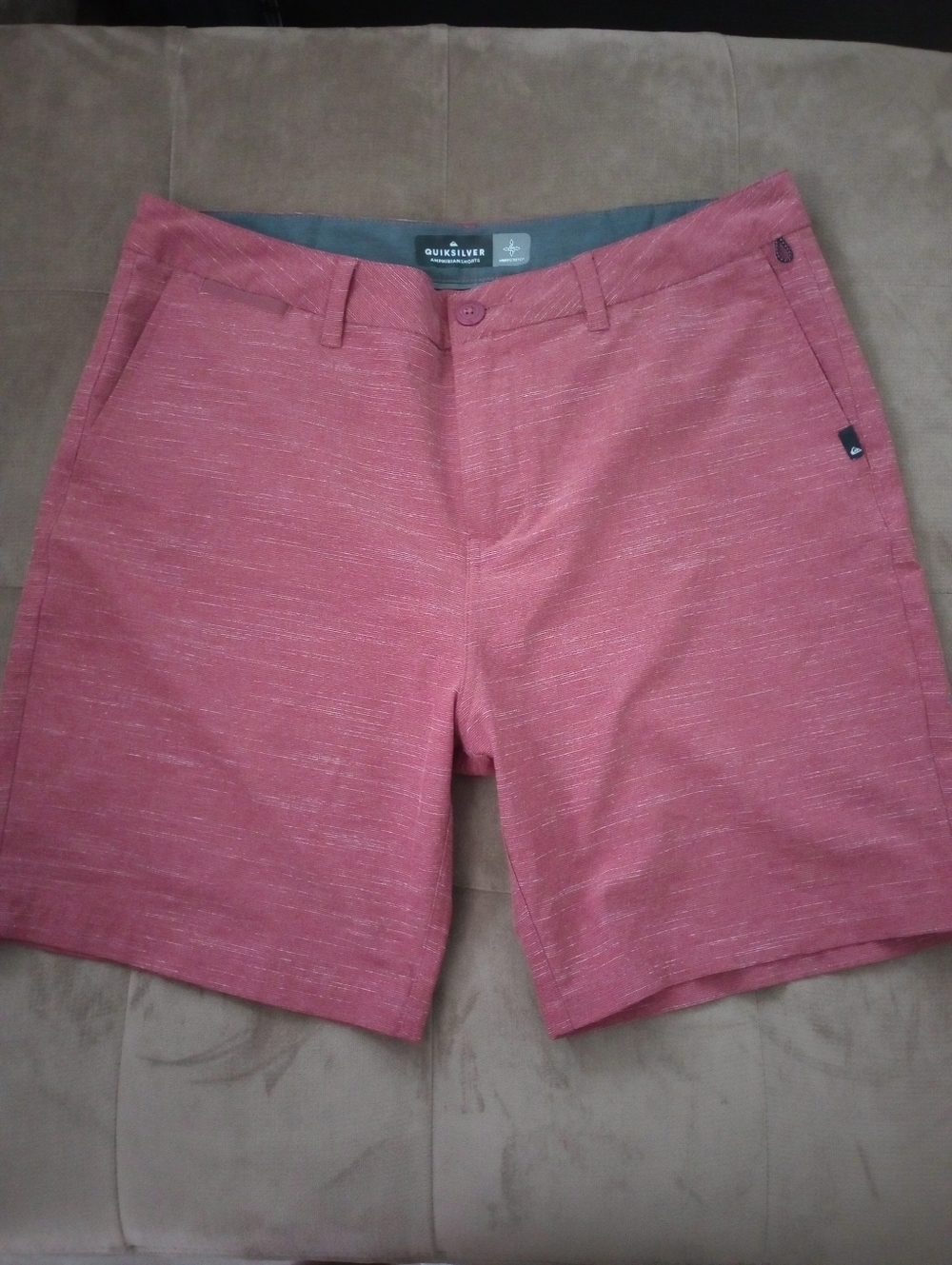 Adult - Quiksilver Red Amphibian Shorts